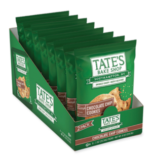 Tate's Bake Shop Chocolate Chip Cookies Snack Packs 8ct